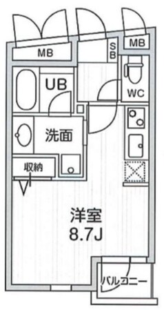 レジデンス白金高輪の物件間取画像